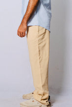 Load image into Gallery viewer, MYKONOS BEIGE LINEN COTTON TROUSERS.