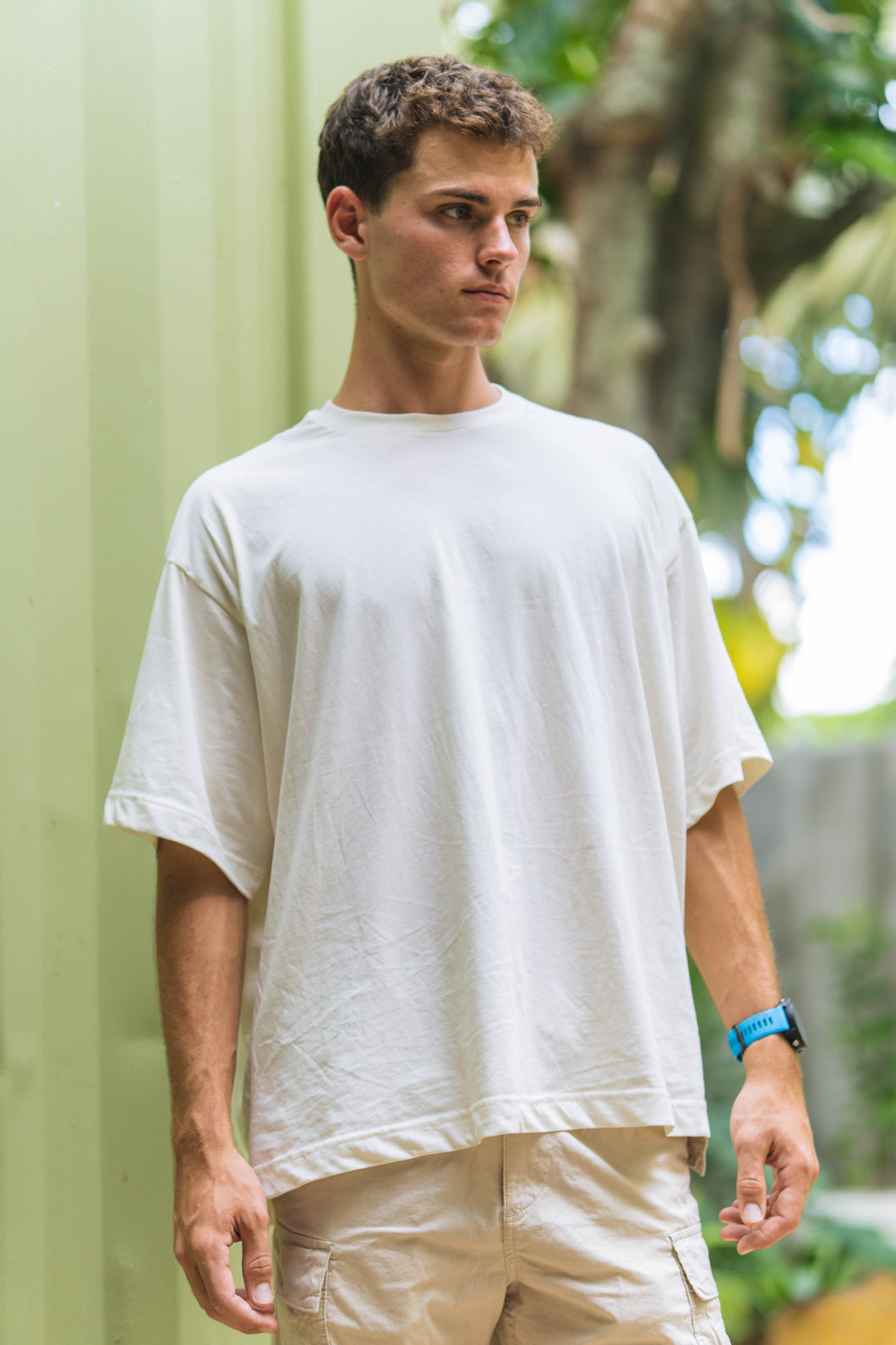 OVERSIZED TEE - WARM WHITE